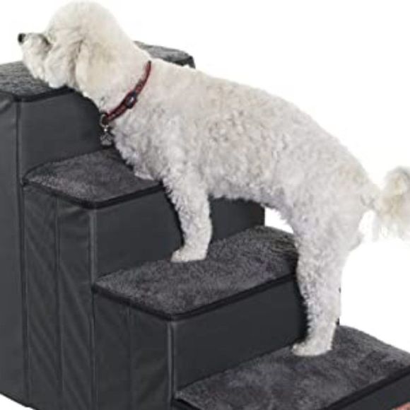 K&H Pet Products Foldable Pet Stair Steps with Storage for Dogs and Cats - Picture 2 of 3